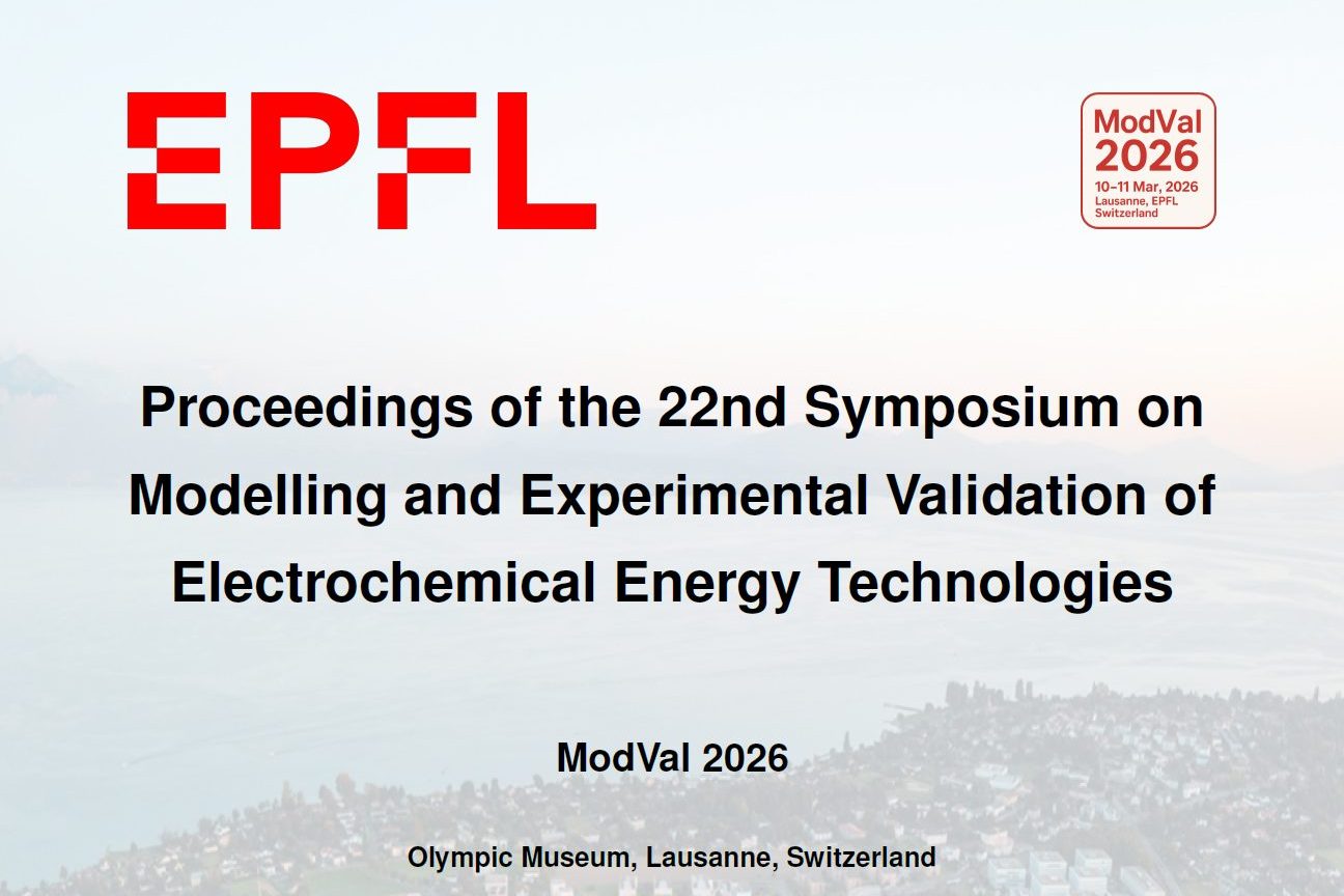 Proceedings of the 22nd Symposium on Modelling and Experimental Validation of Electrochemical Energy Technologies DOI: doi.org/10.5281/zenodo.18980448